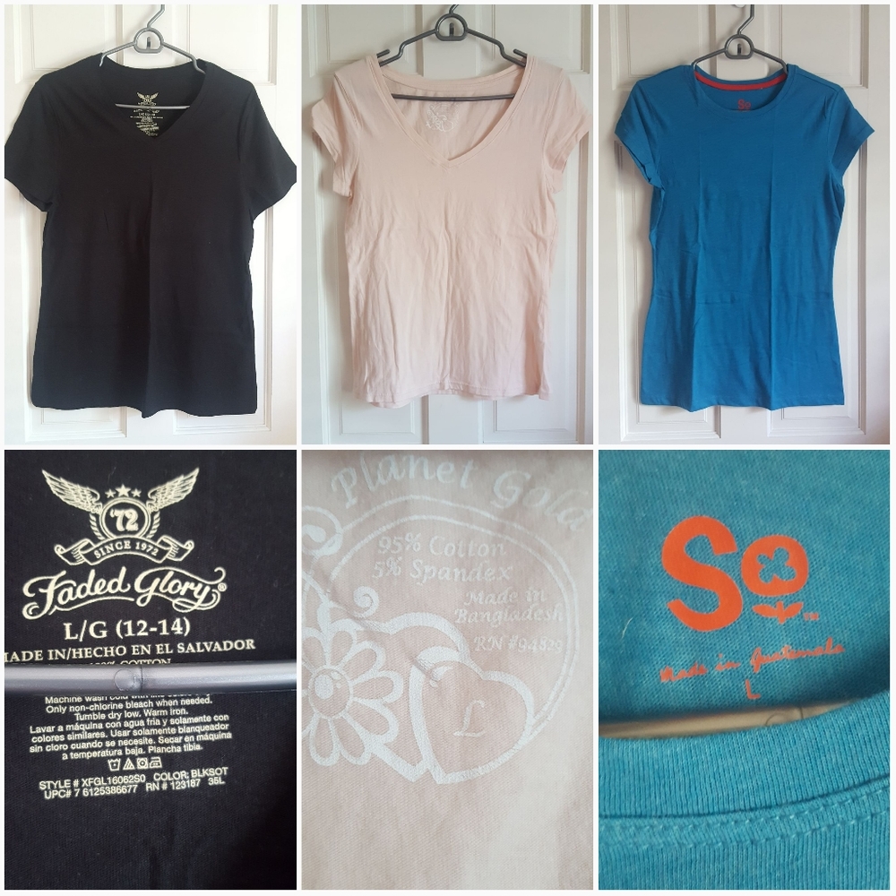Bundle of 3 Fitted Tee's